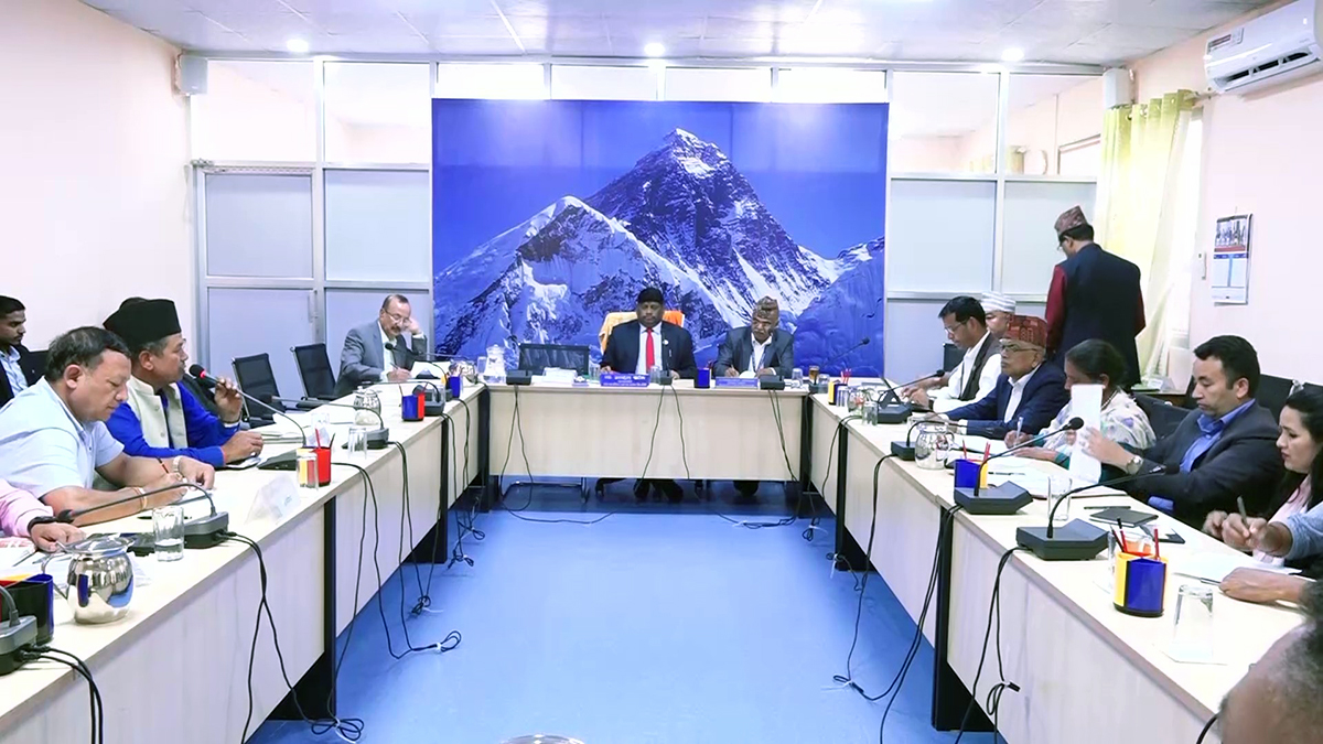 नदीजन्य वस्तु बिक्री सम्बन्धमा आवश्यक विधेयक सदनमा दर्ता गर्न सरकारलाई निर्देशन